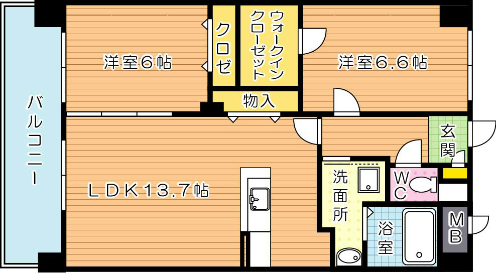 アムール瀬板の森 間取り図