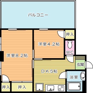 ニューコメタニビル 4A号室 間取り