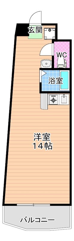 サンシティ日明 513号室 間取り