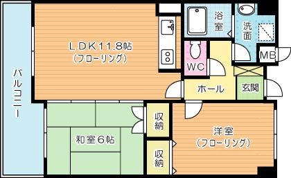 ジャミロ小倉 間取り図