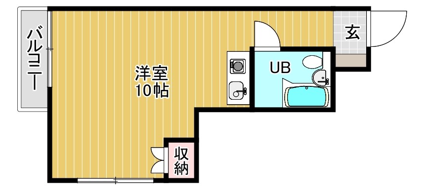 シティハイツＶＩＰ 401号室 間取り