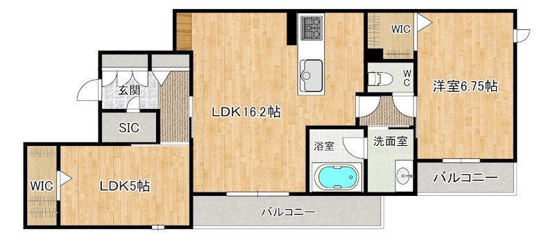 Ｈｅｒｉｔａｇｅ　ＮＡＫＡＩ　Ｍａｎｏｉｒ(エリタージュナカイマノワール)  間取り