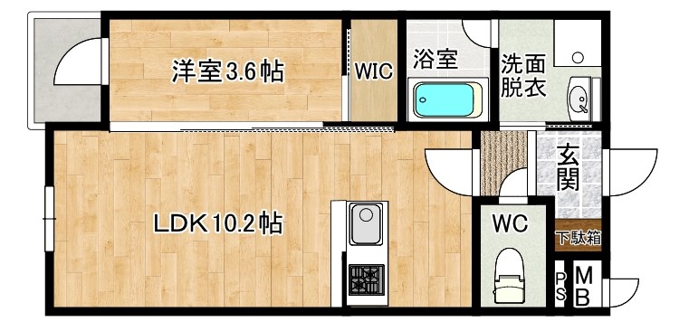 ラ・コルダ中井 302号室 間取り