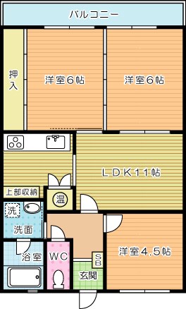 アーバンライフＳＯＭＡ 402号室 間取り