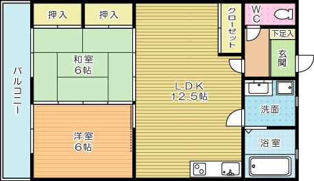 アルテハイム大手町  701号室 間取り