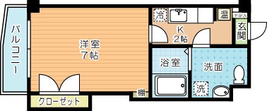 メゾンブリアント 106号室 間取り