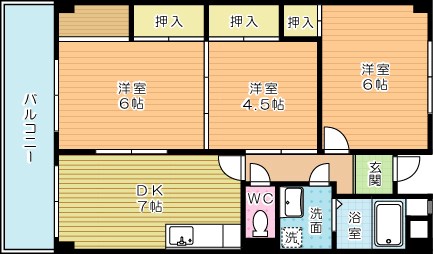 佐藤ビル 406号室 間取り