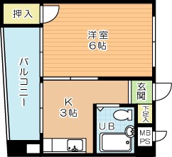 小倉ホースビル 間取り図