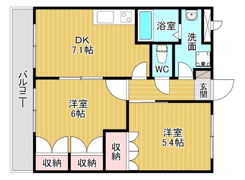 ルーラルイン  201号室 間取り