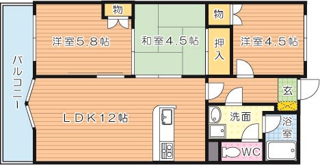 パラシオ高塔　 間取り