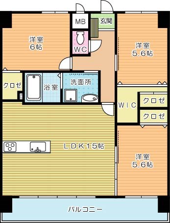 メディプラカーサ 1302号室 間取り