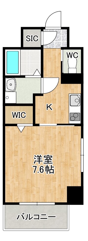 the STAGE 中原（ザ・ステージ中原） 301号室 間取り