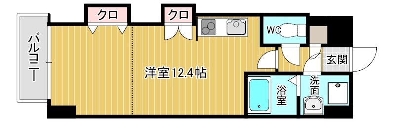 ベーシックビル 303号室 間取り