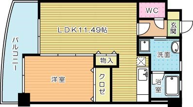 ＳＵＮＳＨＩＮＥⅡ（サンシャインⅡ ） 503号室 間取り