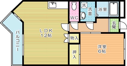 スタンフォード 303号室 間取り