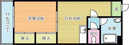 渡辺興産ビル 403号室 間取り
