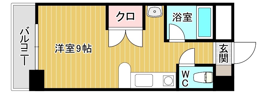 ベルガ清水 間取り図