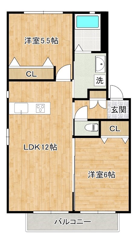 シャルマンＭ・Ｙ 202号室 間取り