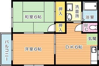 ハイツALEX 103号室 間取り