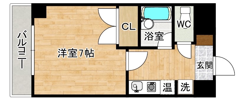 エンジョイスペースオカダ 306号室 間取り