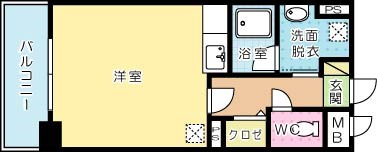 HILLS鍛冶町（ヒルズ鍛冶町） 1002号室 間取り