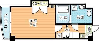 メゾンブリアント 203号室 間取り