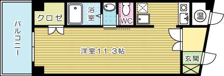 ハイツグランデ 305号室 間取り