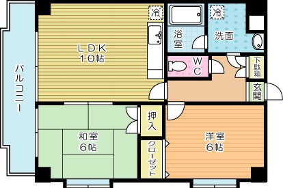 守恒センタービル 305号室 間取り