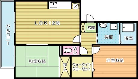 リバーフィールドⅡ 103号室 間取り