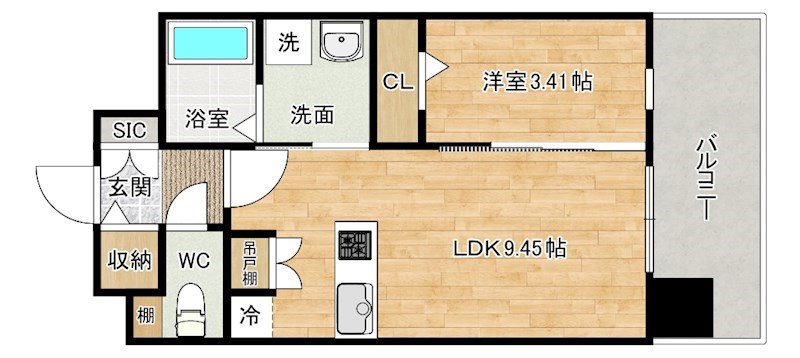 ALiSS堺町（アリス堺町） 906号室 間取り