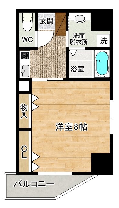 Le Ciel (ル・シエル) 601号室 間取り