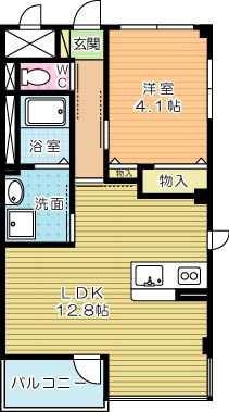 Ｕｎｉｖａｌｙ芙蓉王 305号室 間取り