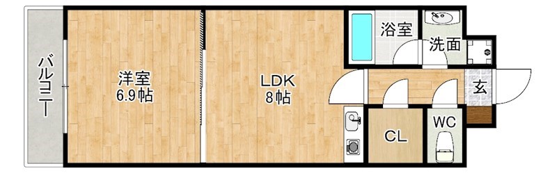 ＬＥＡＤ大手町（リード大手町）  215号室 間取り