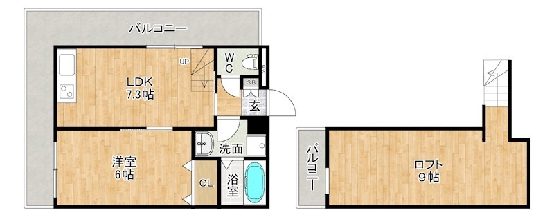 チャペルコンサート 1204号室 間取り