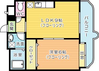 チャペルコンサート 1102号室 間取り