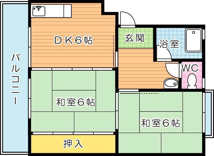 ヒルズ泉ヶ浦 間取り図