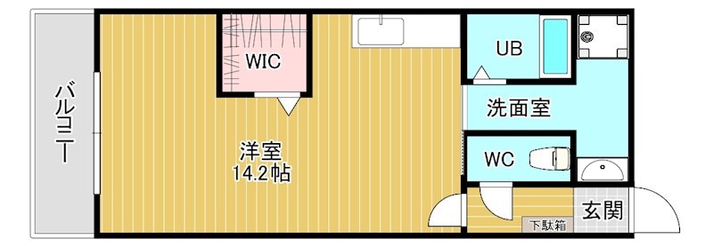 ＷＩＮＧＳ片野Ⅰ（ウィングス片野Ⅰ） 間取り図