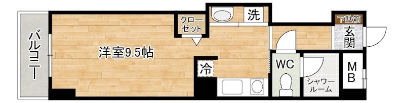 ビッグファミリービル 205号室 間取り