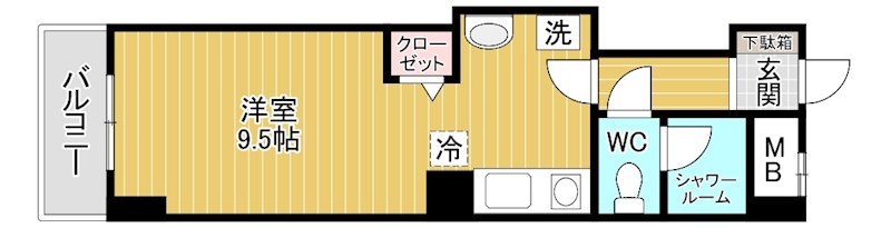 ビッグファミリービル 205号室 間取り