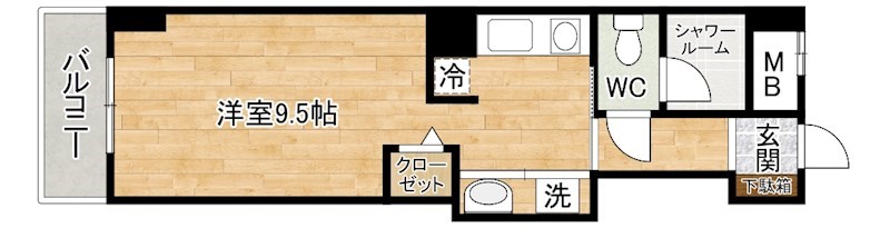 ビッグファミリービル 206号室 間取り