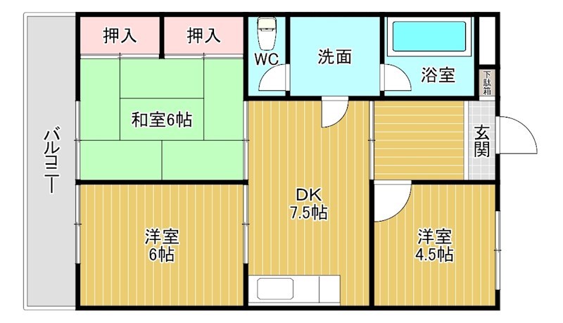 マンション小嵐 302号室 間取り