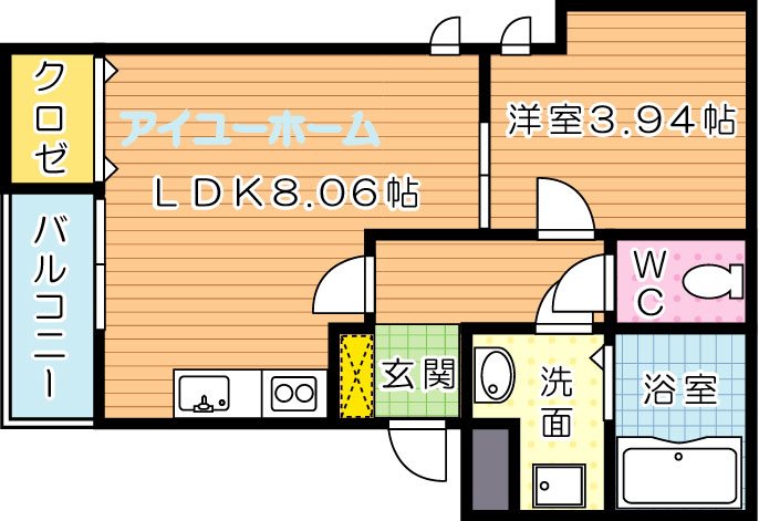 Selene熊西 間取り