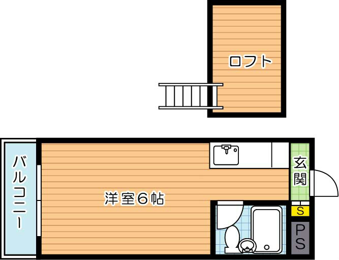 シャルム千代ヶ崎 間取り