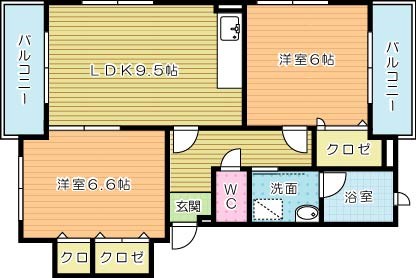 プレステージ葛原東 105号室 間取り