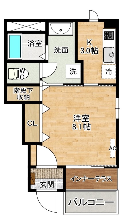 レガシーコートⅡ 間取り図