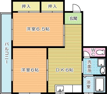 片野レジデンス  間取り図