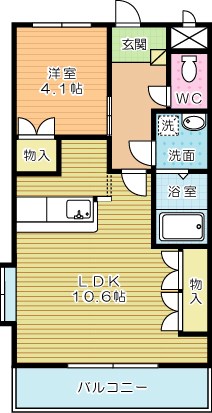 ロイヤルガーデン参番館 206号室 間取り