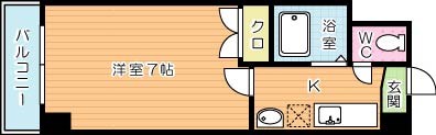 ビブレ江南 202号室 間取り