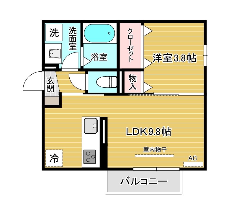 COZY COURT下曽根(コージーコート下曽根) 間取り図