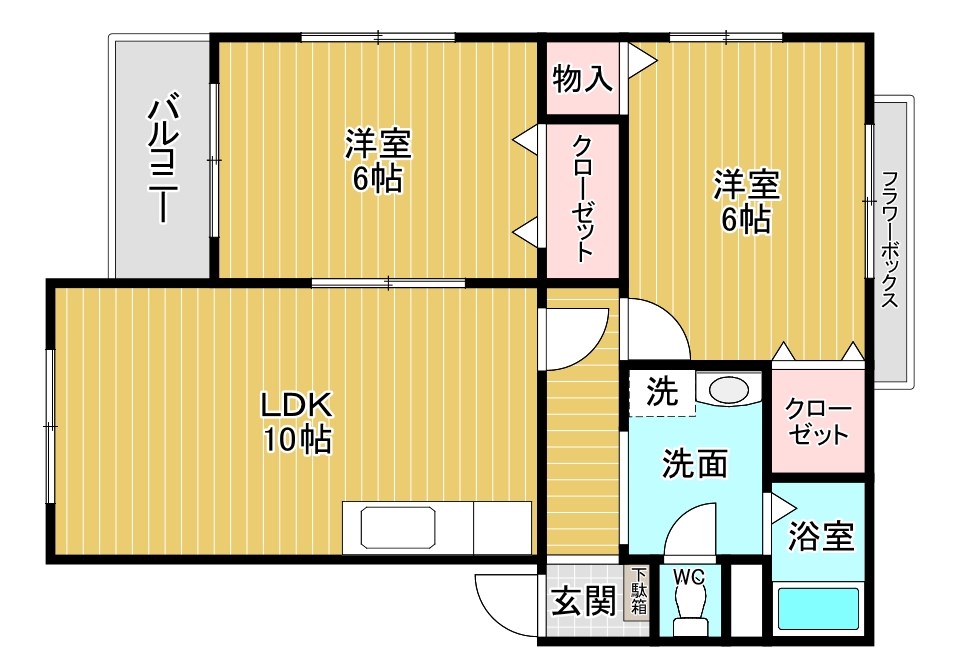 シャトーＫ葛原 間取り図